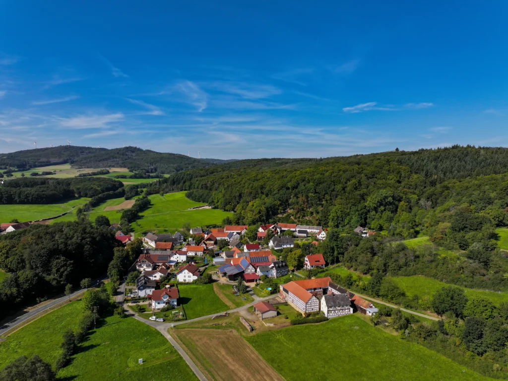 Bellnhausen.Vogelperspektive.