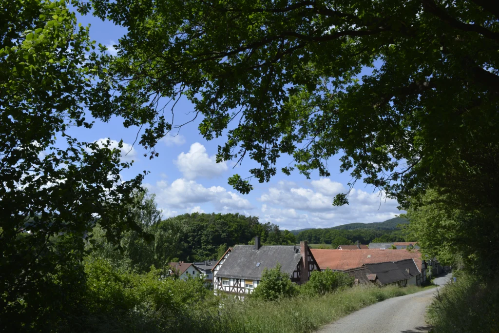 Hofansicht.Weg